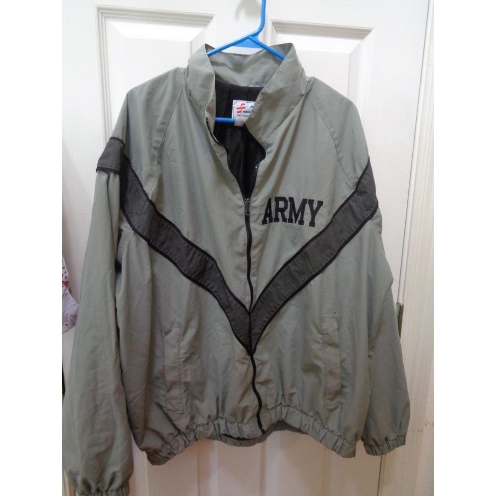 SkilCraft Army Jacket Windbreaker Men's Gray Large Regular